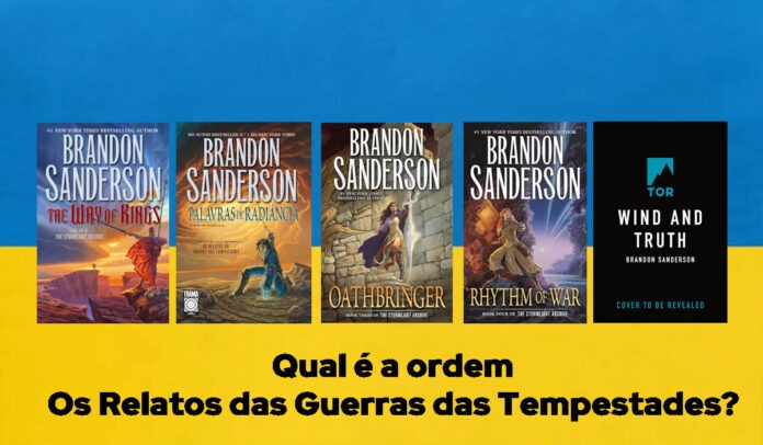Qual é a ordem Os Relatos das Guerras das Tempestades